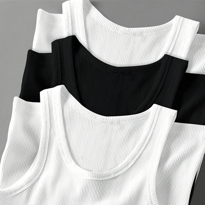 Herren Sport Tanktop mit Rippstruktur – Modernes Fitnesstop für Training und Freizeit