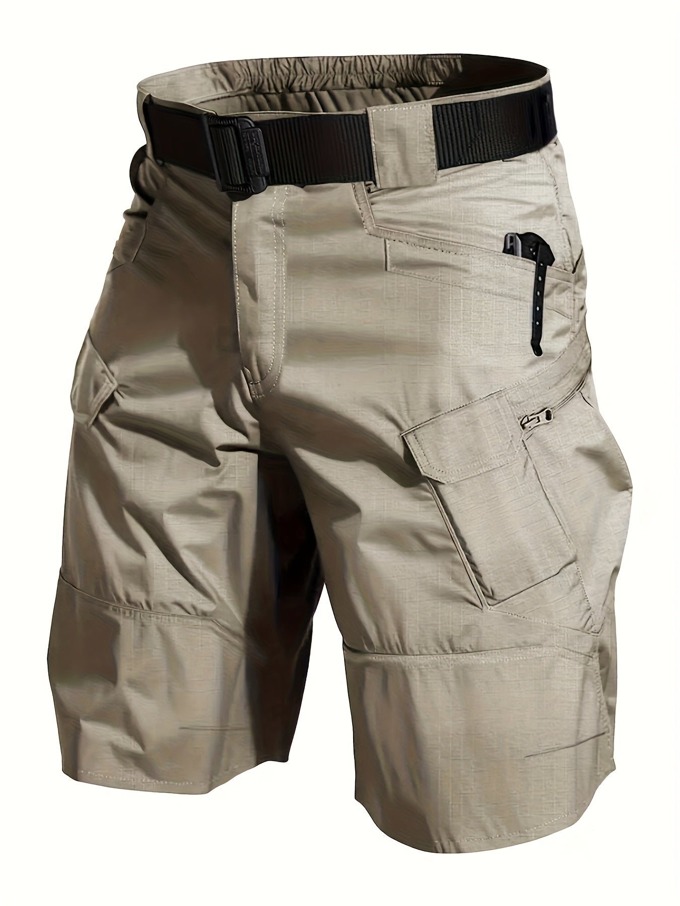 Herren Outdoor Taktische Shorts mit Gürtel – Funktionale Cargo-Shorts für Wandern & Freizeit