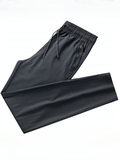 Herren Sporthose mit Reißverschluss-Tasche – Bequeme Freizeithose für Training & Alltag