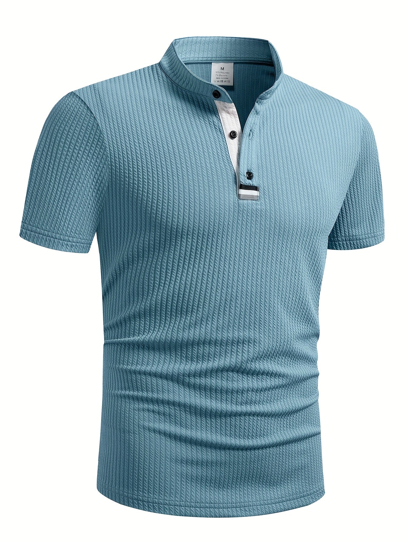Herren Polohemd Modern Fit mit Stehkragen – Stilvolles Poloshirt für Büro und Freizeit