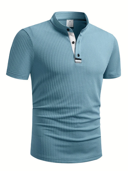 Herren Polohemd Modern Fit mit Stehkragen – Stilvolles Poloshirt für Büro und Freizeit