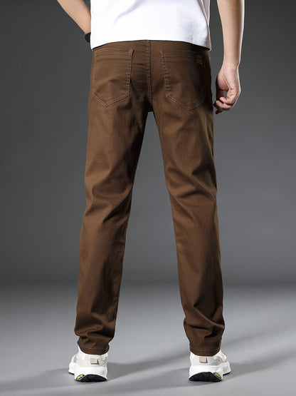 Herren Gerade Jeans im lässigen Workwear-Stil für Alltag und Freizeit