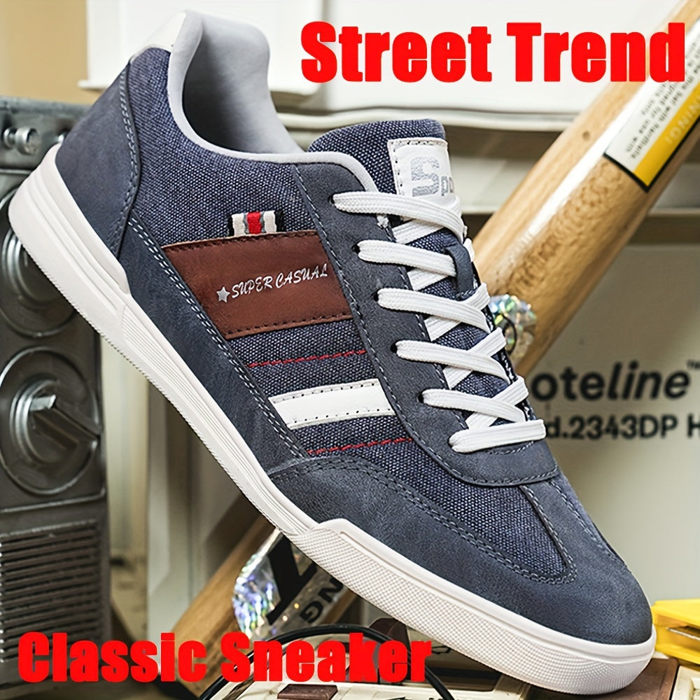 Herren Sneaker Freizeit Vintage Low-Top Sportlicher Straßenschuh