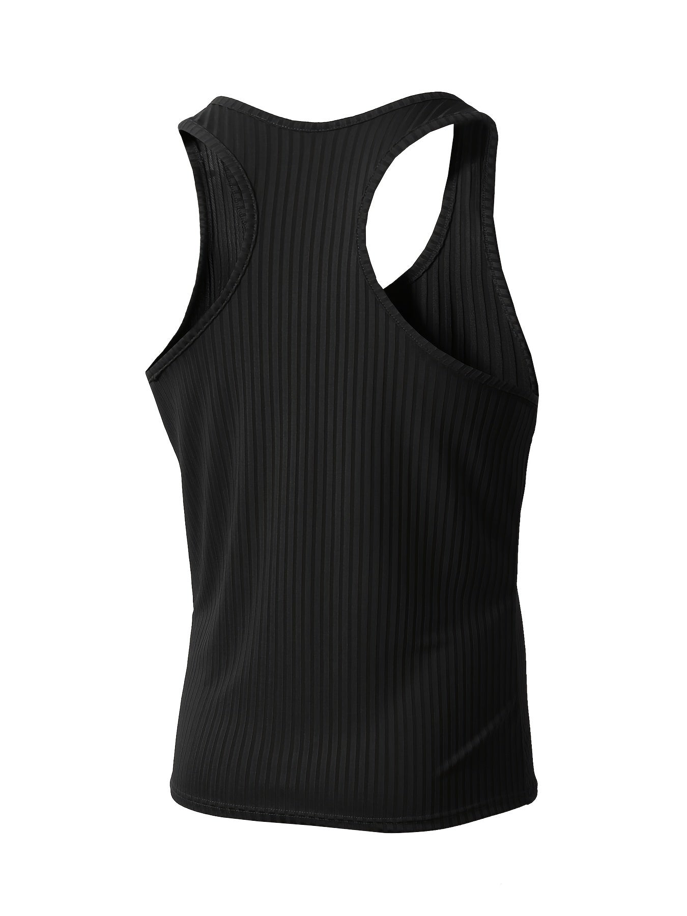 Herren Sport-Tanktop Set – Bequeme Ribbed Fitness Tops für Training & Freizeit