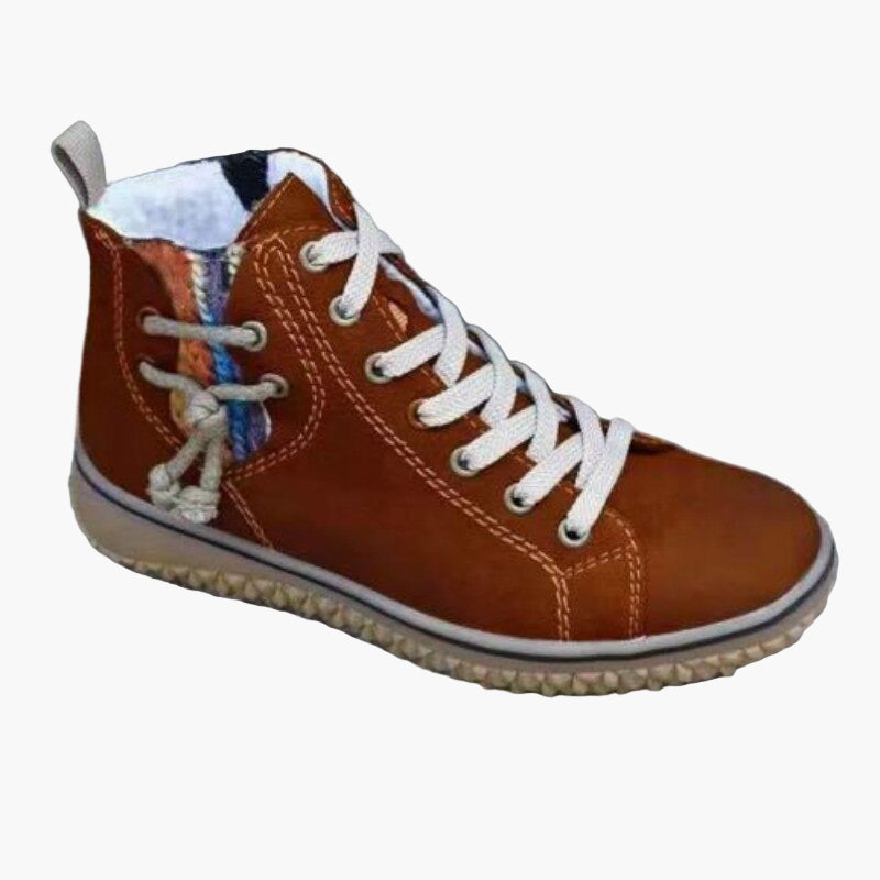 Damen Orthopädische Komfort-Sneaker für Alltag und Freizeit – Bequeme High-Top Schuhe mit Fußgewölbeunterstützung
