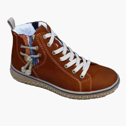 Damen Orthopädische Komfort-Sneaker für Alltag und Freizeit – Bequeme High-Top Schuhe mit Fußgewölbeunterstützung