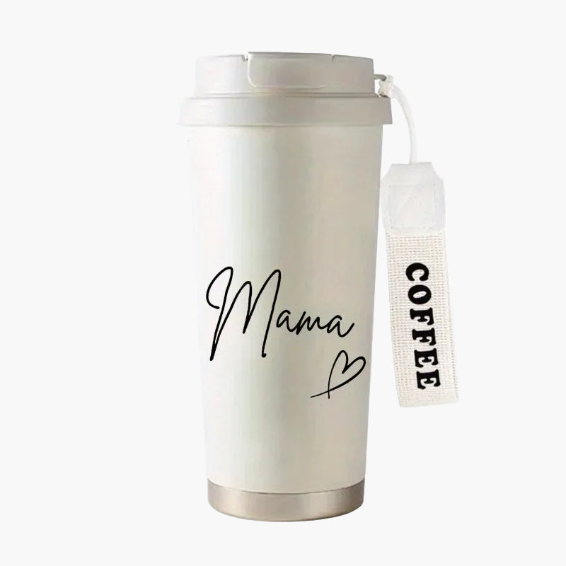 Mama Geschenk Becher – Thermobecher für unterwegs, Muttertag, stilvoll, Damen