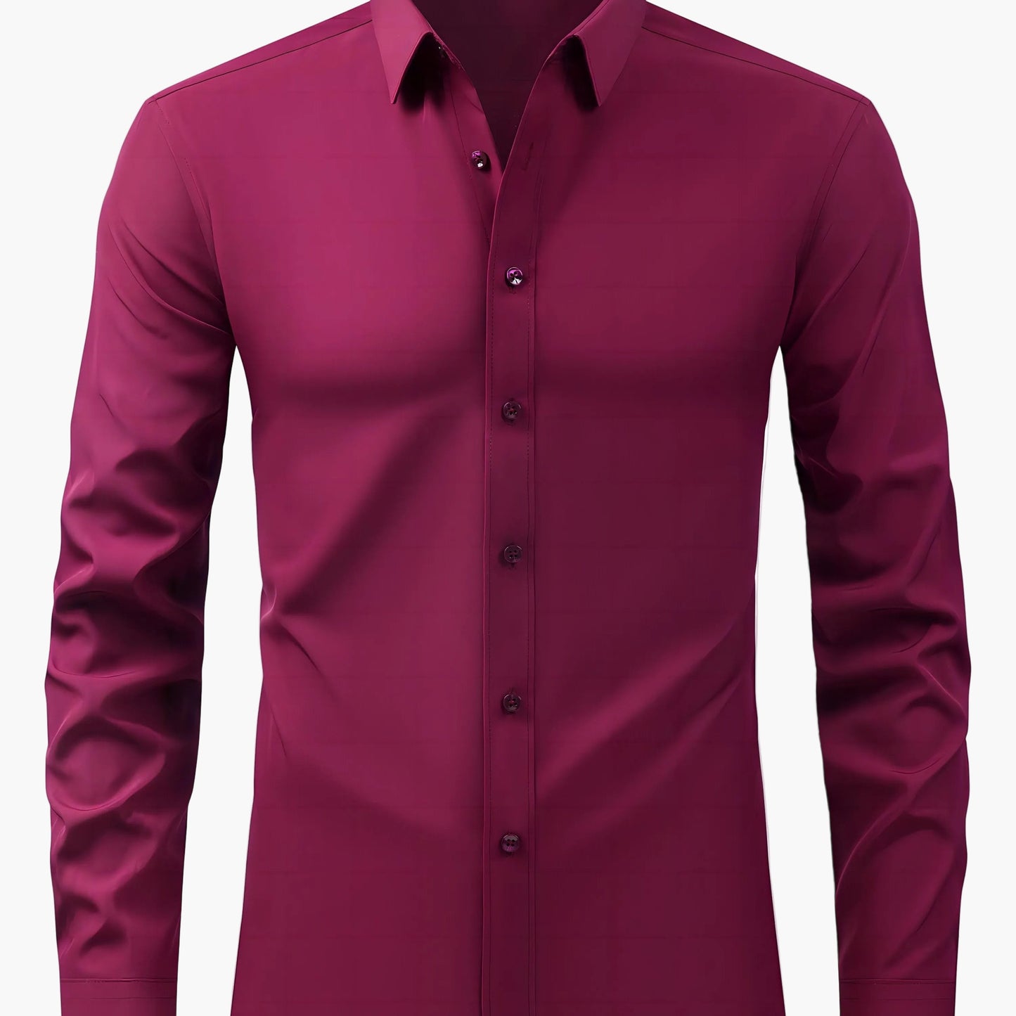 Herren Business-Freizeit Hemd Slim Fit – Elegantes Langarmhemd für Büro und Alltag