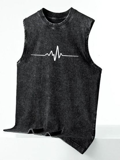 Herren Streetwear Tanktop mit modernem Print und lässigem Schnitt