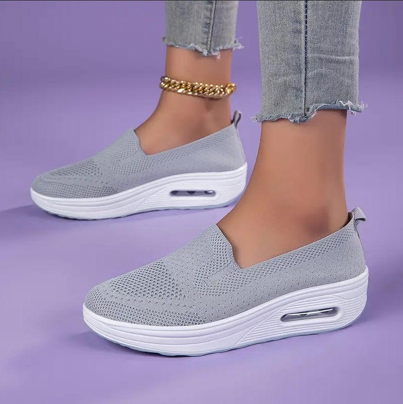 Damen Komfort Slip-On Sneaker – Orthopädische Freizeitschuhe für Alltag & Arbeit