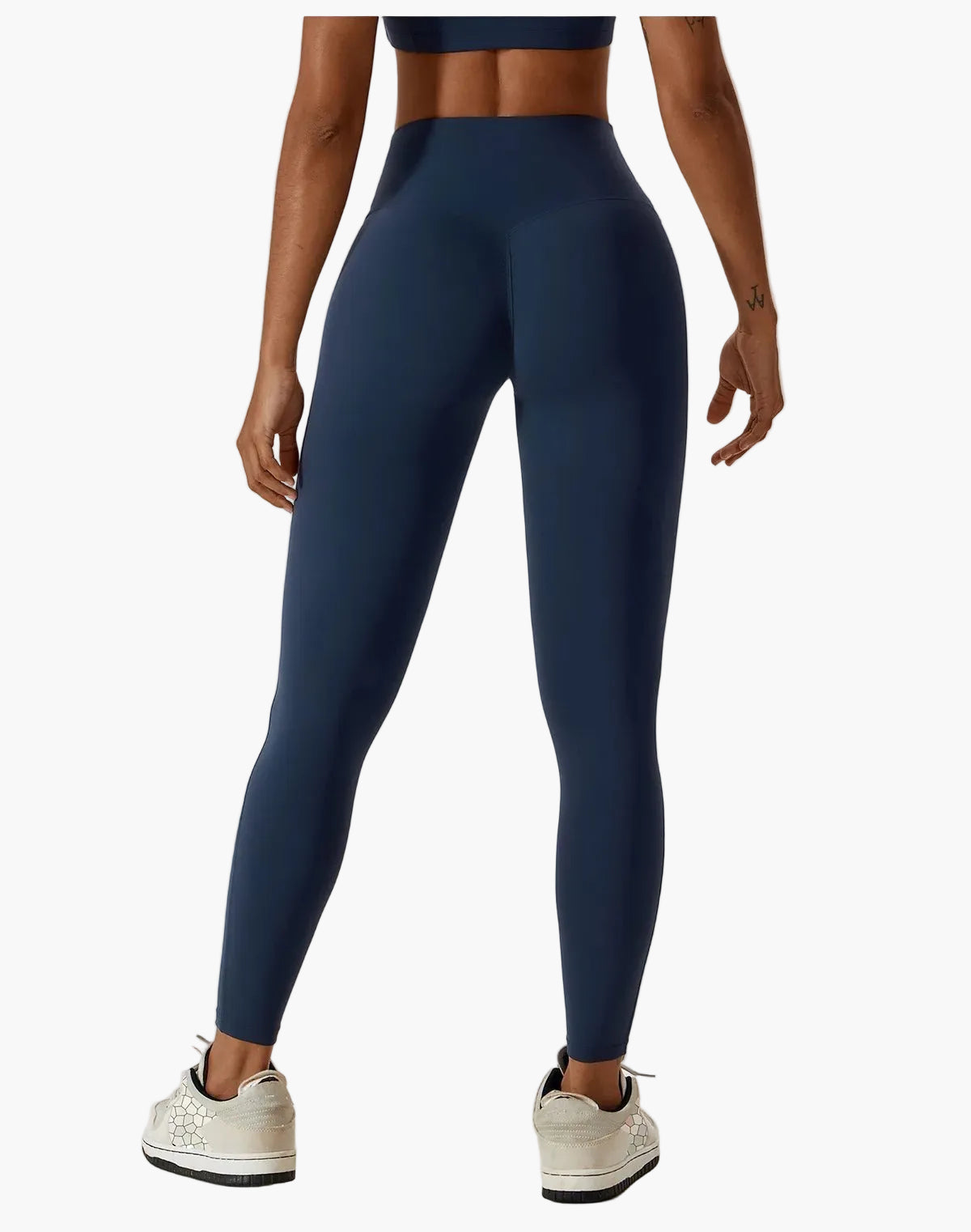 Damen High Waist Sportleggings und Top Set – Modernes Fitness Outfit für Training und Freizeit