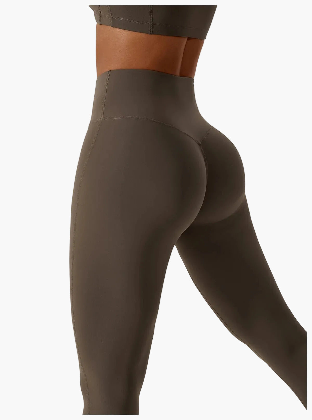 Damen High Waist Sportleggings und Top Set – Modernes Fitness Outfit für Training und Freizeit