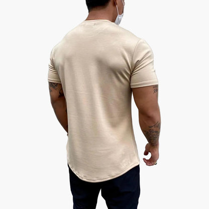 Herren Muskel T-Shirt für Fitness & Training – Gym Lifestyle, Enganliegendes Fitnesstop