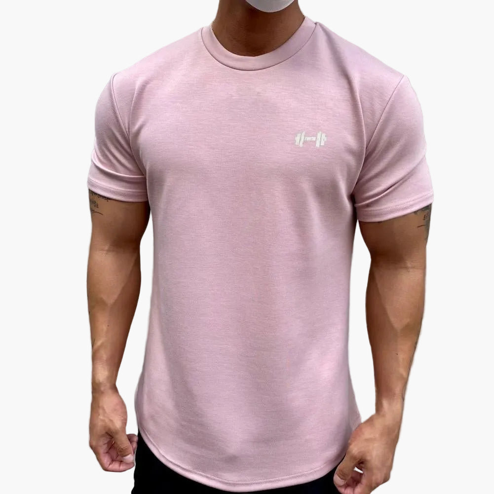 Herren Muskel T-Shirt für Fitness & Training – Gym Lifestyle, Enganliegendes Fitnesstop