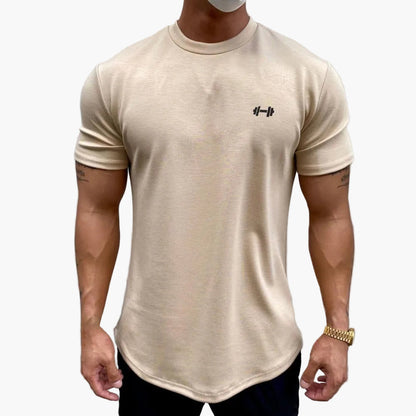 Herren Muskel T-Shirt für Fitness & Training – Gym Lifestyle, Enganliegendes Fitnesstop