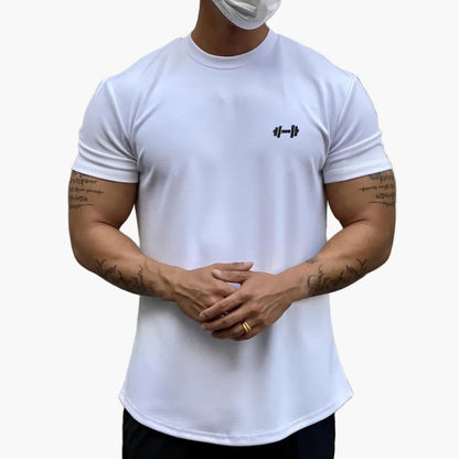 Herren Muskel T-Shirt für Fitness & Training – Gym Lifestyle, Enganliegendes Fitnesstop
