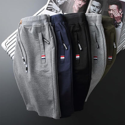 Herren Sportliche Jogging Shorts mit Reißverschlusstaschen – Ideal für Sommer & Freizeit
