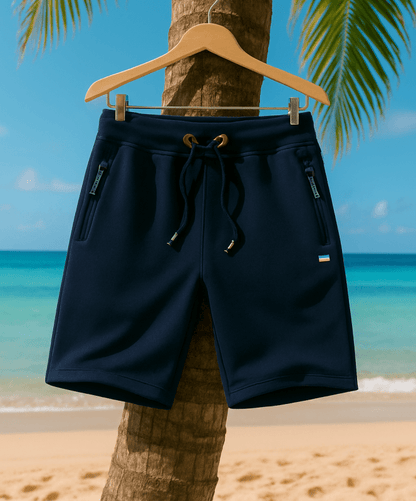 Herren Sportliche Jogging Shorts mit Reißverschlusstaschen – Ideal für Sommer & Freizeit