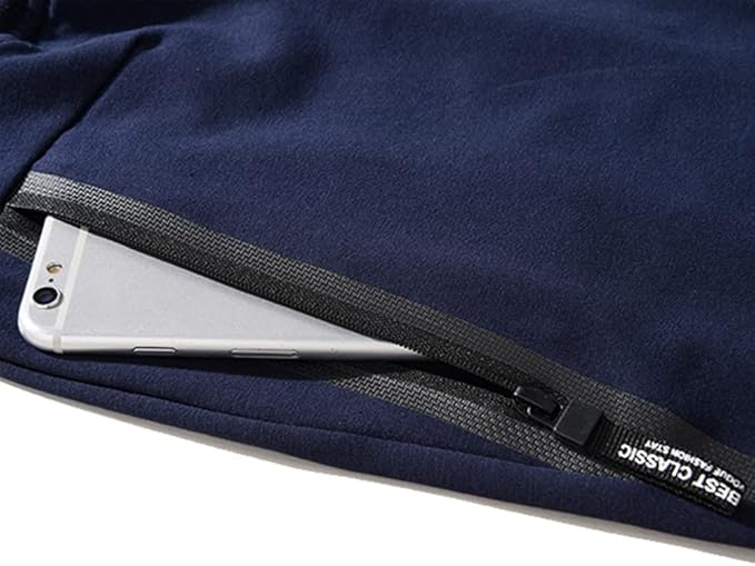 Herren Sportliche Jogging Shorts mit Reißverschlusstaschen – Ideal für Sommer & Freizeit