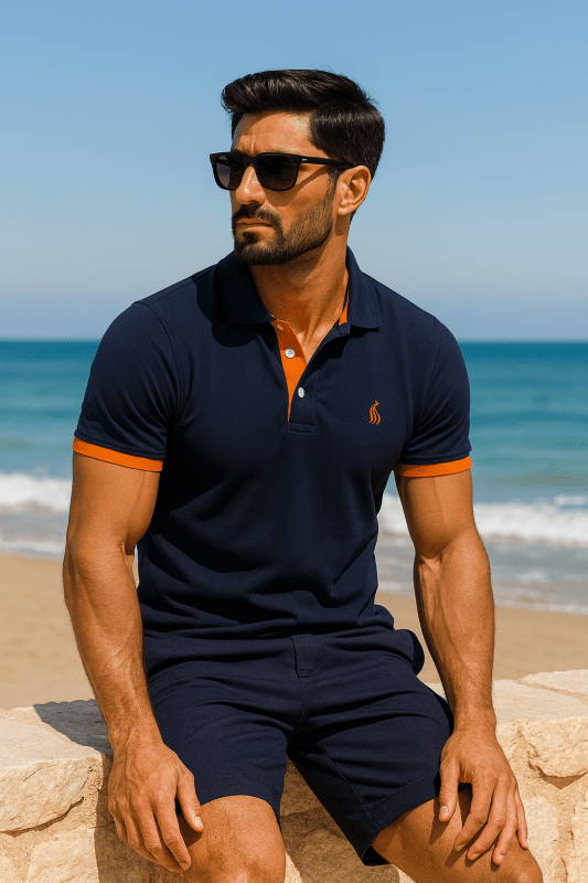 Herren Poloshirt Modern Freizeitstil – Elegantes Polo für Alltag und Büro