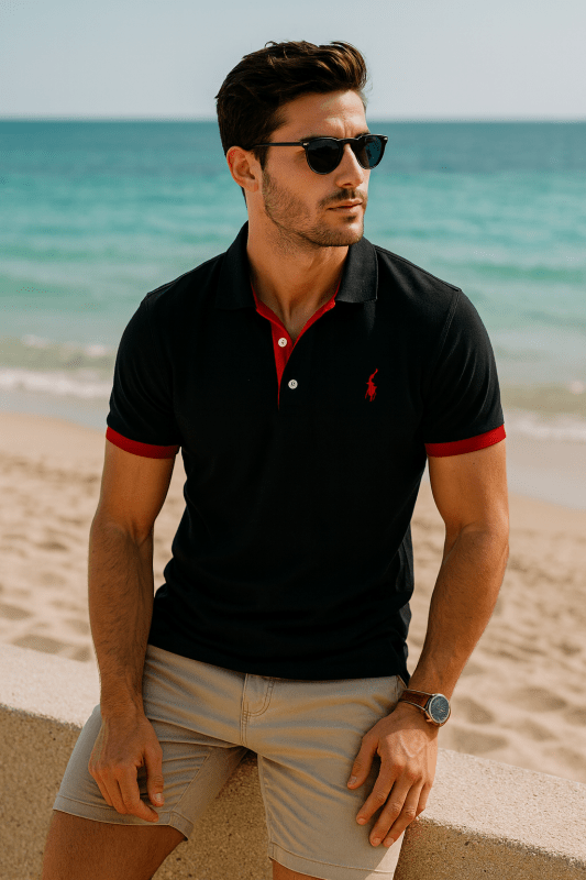 Herren Poloshirt Modern Freizeitstil – Elegantes Polo für Alltag und Büro