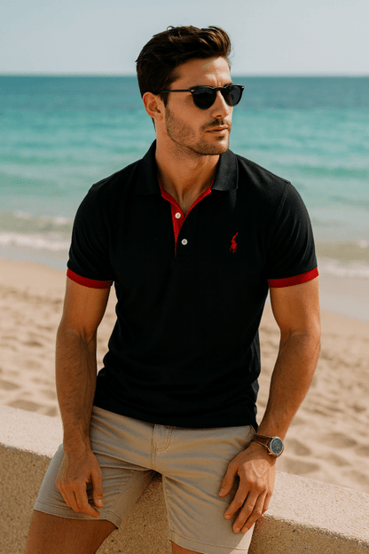 Herren Poloshirt Modern Freizeitstil – Elegantes Polo für Alltag und Büro