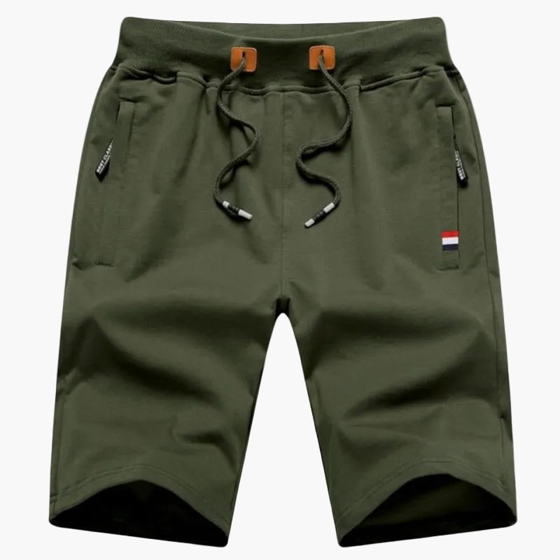 Herren Sportliche Jogging Shorts mit Reißverschlusstaschen – Ideal für Sommer & Freizeit