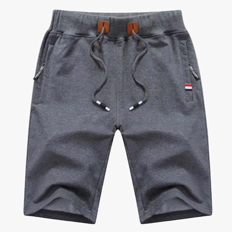 Herren Sportliche Jogging Shorts mit Reißverschlusstaschen – Ideal für Sommer & Freizeit