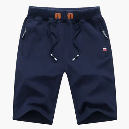 Herren Sportliche Jogging Shorts mit Reißverschlusstaschen – Ideal für Sommer & Freizeit