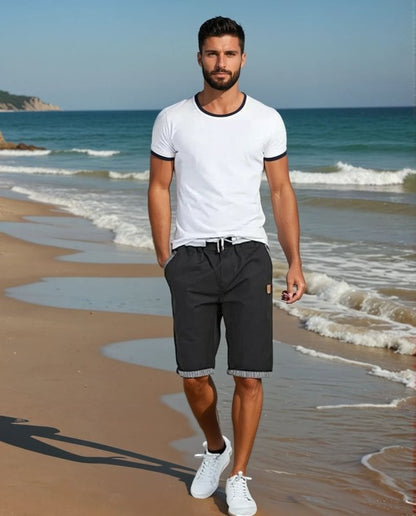 Herren Freizeit Bermuda Shorts – Knielang, Sportlich, Lässig, Perfekt für Alltag & Urlaub