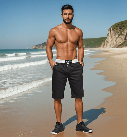 Herren Freizeit Bermuda Shorts – Knielang, Sportlich, Lässig, Perfekt für Alltag & Urlaub
