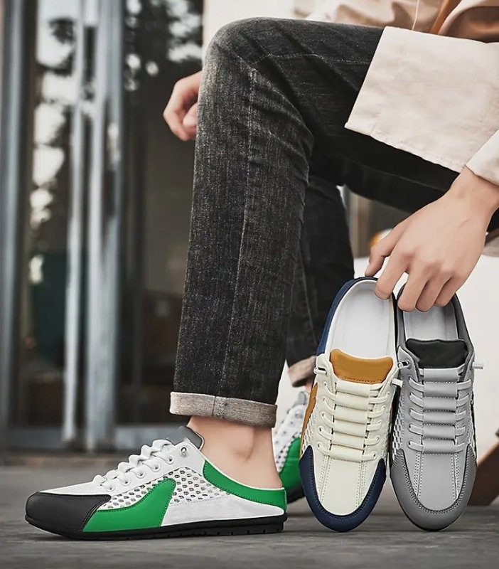 Herren Slip-On Freizeitschuhe – Bequeme leichte Loafer für Alltag und Urlaub