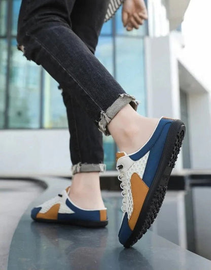 Herren Slip-On Freizeitschuhe – Bequeme leichte Loafer für Alltag und Urlaub