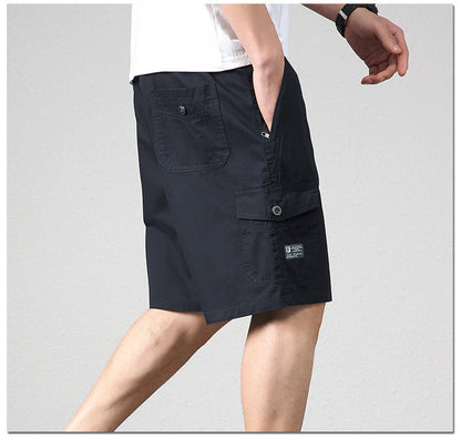 Herren Cargo Shorts – Bequeme Freizeithose mit Taschen und Kordelzug, ideal für Sommer und Strand