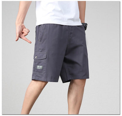 Herren Cargo Shorts – Bequeme Freizeithose mit Taschen und Kordelzug, ideal für Sommer und Strand