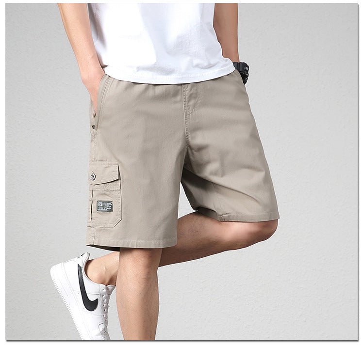 Herren Cargo Shorts – Bequeme Freizeithose mit Taschen und Kordelzug, ideal für Sommer und Strand