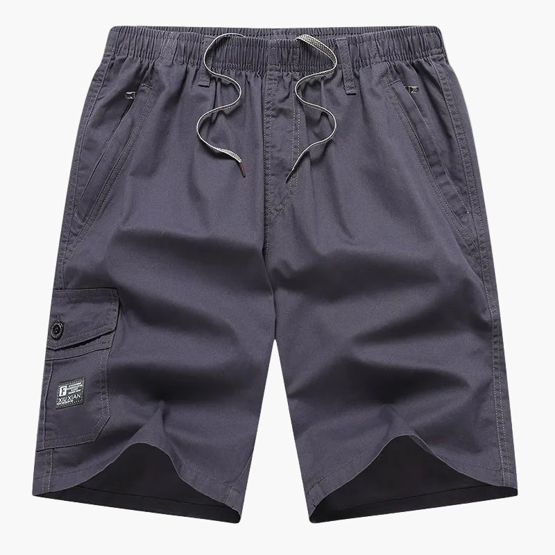 Herren Cargo Shorts – Bequeme Freizeithose mit Taschen und Kordelzug, ideal für Sommer und Strand