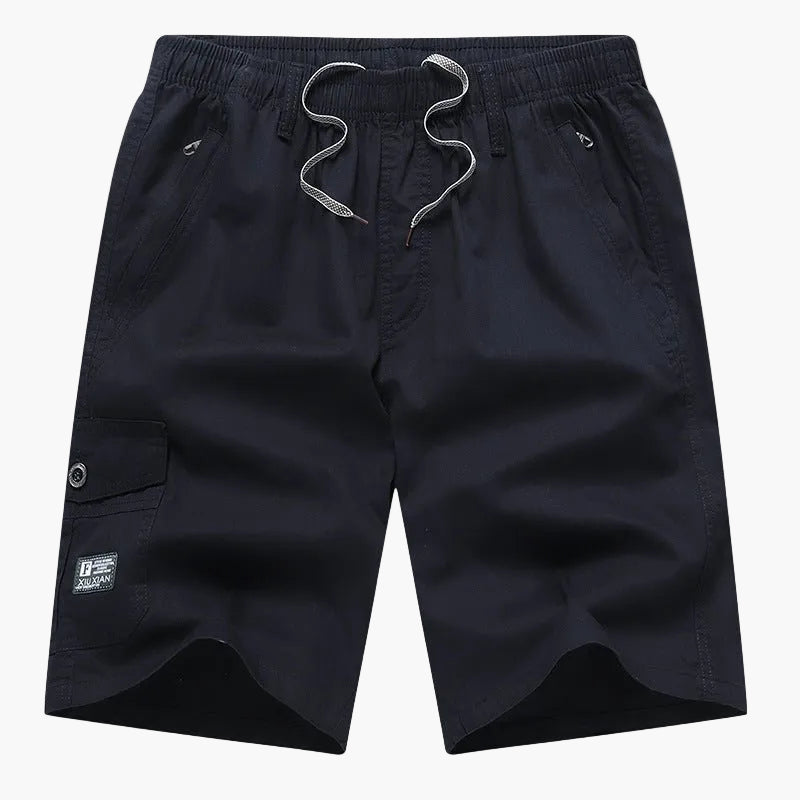 Herren Cargo Shorts – Bequeme Freizeithose mit Taschen und Kordelzug, ideal für Sommer und Strand