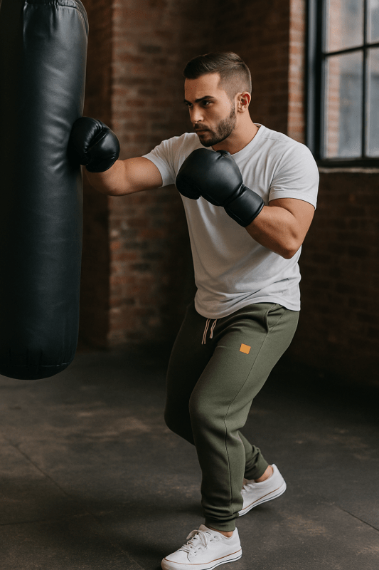 Herren Jogginghose Freizeithose mit Kordelzug und tiefen Taschen – Sportlich & Bequem für Alltag und Training