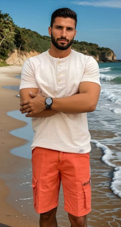 Herren Cargo Shorts für Freizeit und Outdoor – Bequeme Sommer-Shorts mit vielen Taschen