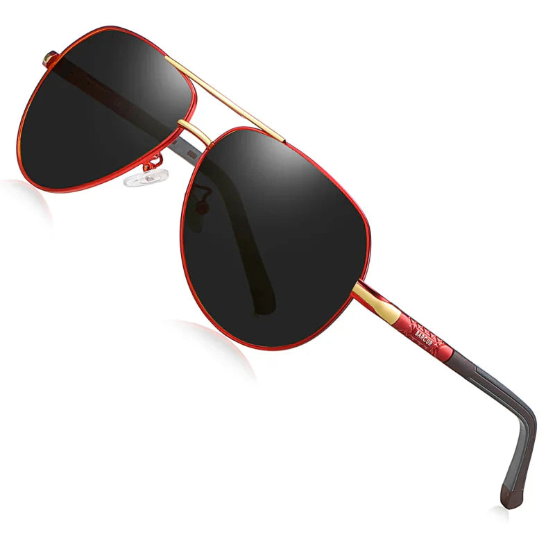 Herren Aviator Sonnenbrille für Alltag & Sport – Polarisierte Pilotenbrille