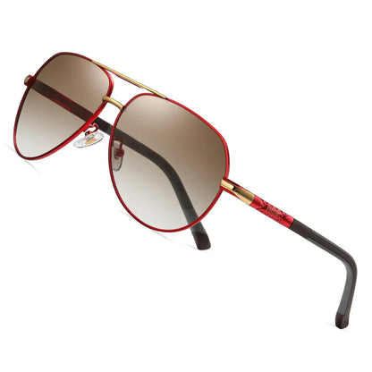 Herren Aviator Sonnenbrille für Alltag & Sport – Polarisierte Pilotenbrille