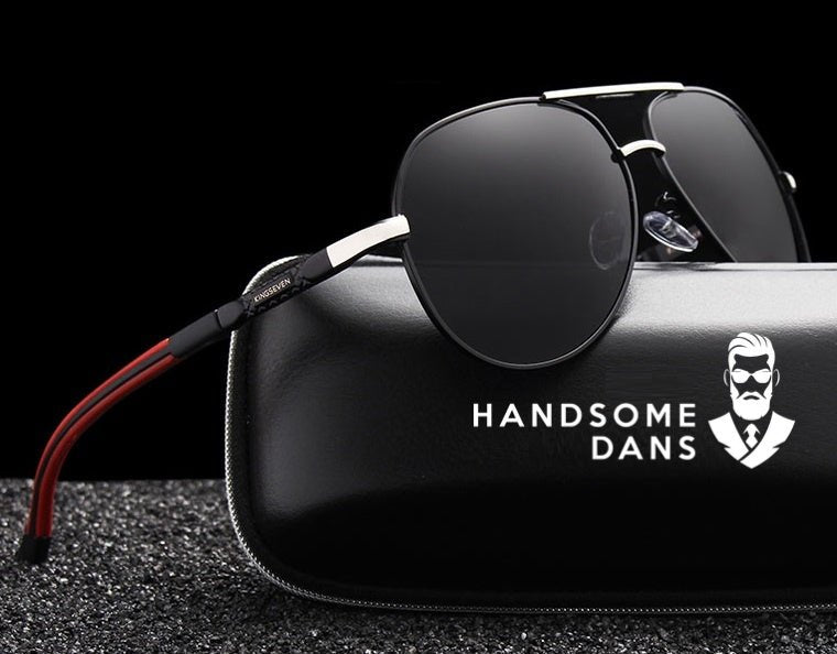 Herren Aviator Sonnenbrille für Alltag & Sport – Polarisierte Pilotenbrille