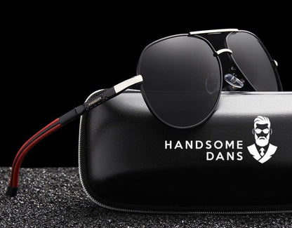Herren Aviator Sonnenbrille für Alltag & Sport – Polarisierte Pilotenbrille