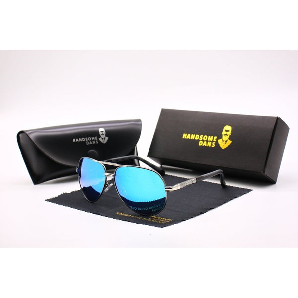 Herren Aviator Sonnenbrille für Alltag & Sport – Polarisierte Pilotenbrille