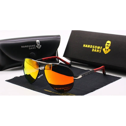 Herren Aviator Sonnenbrille für Alltag & Sport – Polarisierte Pilotenbrille