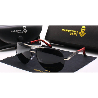 Herren Aviator Sonnenbrille für Alltag & Sport – Polarisierte Pilotenbrille
