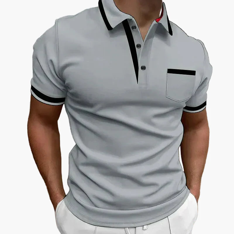 Herren Polohemd Modern Fit mit Kontrastdetails – Stilvolles Freizeit- und Alltagsoutfit