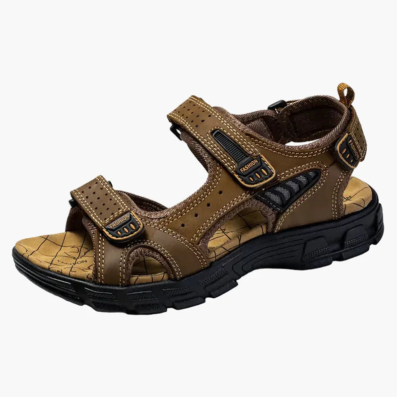 Herren Outdoor-Trekking-Sandalen mit Fußgewölbeunterstützung und stoßdämpfender Sohle