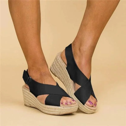 Damen Komfort Keilabsatz Sandalen – Elegante Sommerschuhe für Alltag & Freizeit